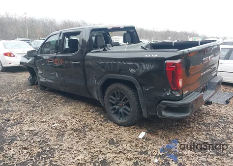 2021 GMC Sierra 1500 4Wd Short Box Elevation from USA, damaged, VIN 1GTP9GEK7MZ387350